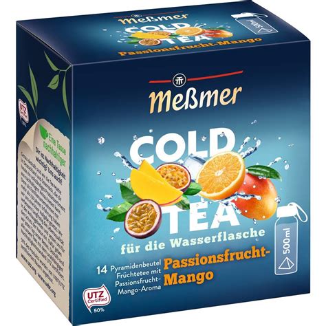 Amazon.com: Messmer COLD TEA Passionfruit Mango tea 14 tea bags/1ct. Made in Germany : Grocery ...