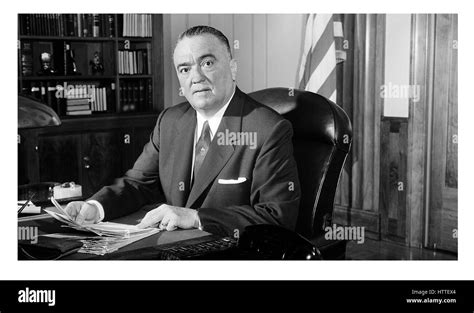 J Edgar Hoover Director of The FBI in the 1960's in The United States Stock Photo: 135762876 - Alamy