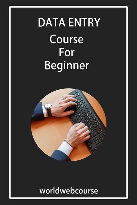 DATA ENTRY COURSE FOR BEGINNERS – WITH PRACTICAL WORKS | Data entry, Data, Course web