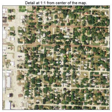 Aerial Photography Map of West Point, NE Nebraska