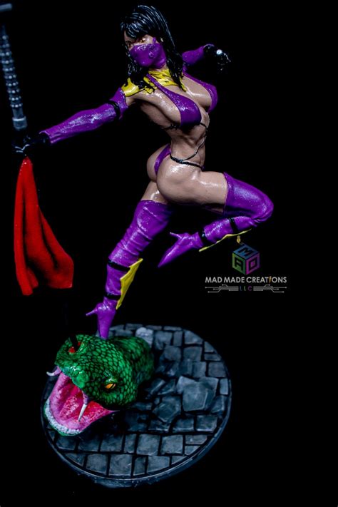 Mileena Mortal Kombat Fan Art Figurine | Etsy