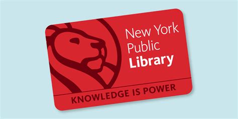 Apply for a Free Library Card Today! | The New York Public Library