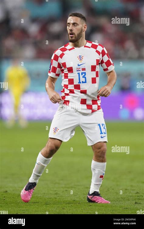 Nikola Vlasic en Croatie lors du match de troisième place de la coupe du monde de la FIFA au ...