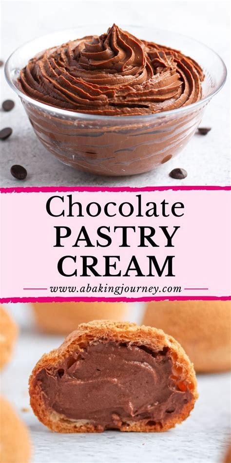 Chocolate Pastry Cream (Crème Pâtissière Filling) | Pastry cream recipe ...