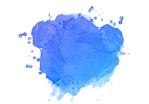 Blue watercolor hand paint splash design 1226222 Vector Art at Vecteezy