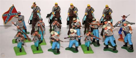 Plastic Civil War Toy Soldiers Lot | #1910991890