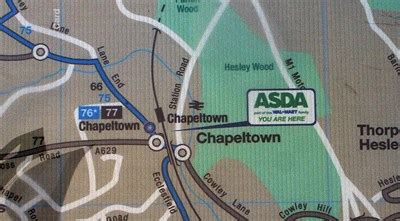 You are Here, ASDA Store, Chapeltown, Sheffield. - 'You Are Here' Maps ...