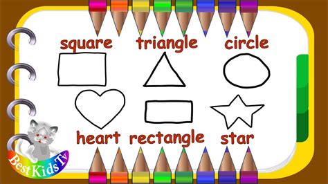 How to Draw Shapes Step By Step and Colour Shapes | Easy Drawing for Toddlers - YouTube