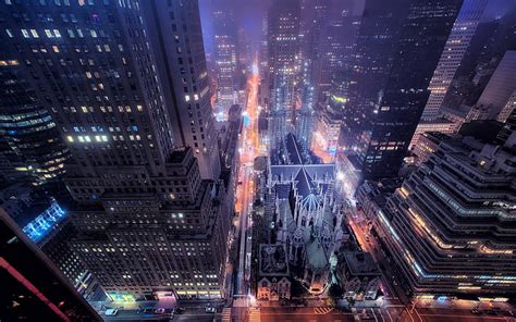 Usa new york city night 4k