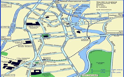 Map Of Belfast City Centre Street Map | Global Map