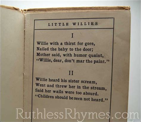 Little Willies | Childrens poetry, Poetry books, Poems