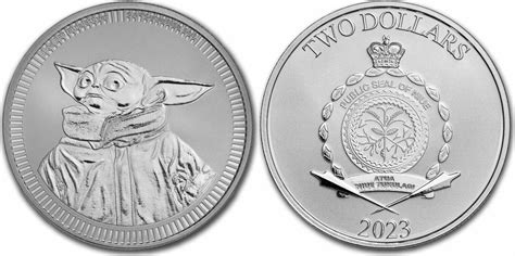 Silbermünze Grogu Baby Yoda 1 oz 2023 Star Wars Niue Silber 999 Stempelglanz | MA-Shops