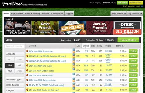 Comparing FanDuel vs DraftKings Fantasy Basketball Games