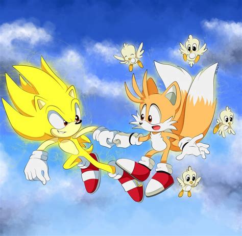 .:Super Sonic and Tails:. by https://www.deviantart.com/montyth on @DeviantArt | Sonic, Sonic ...