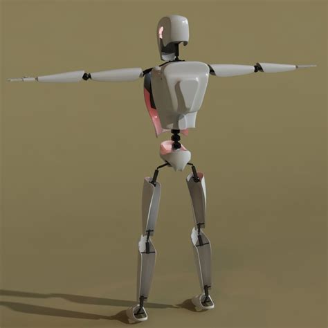 3dsmax robot rigged animation