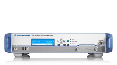 R&S®FPS Signal and spectrum analyzer | Rohde & Schwarz