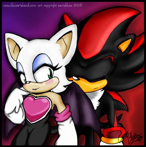 Shadow And Rouge Kissing