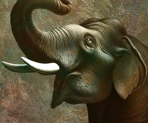Hindu Elephant Painting