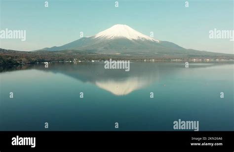 Lake Yamanaka and Reverse Fuji Stock Video Footage - Alamy