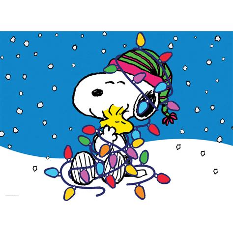 Holiday Snoopy 100 Large Piece Jigsaw Puzzle | Spilsbury