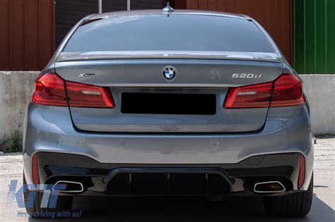 2021-2023 BMW G30 G31 Series MP Style Type Rear Bumper Diffuser PP | lupon.gov.ph