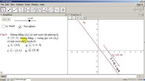 VECTOR PHÁP TUYẾN VECTOR CHỈ PHƯƠNG CỦA ĐƯỜNG THẲNG TRONG MẶT PHẲNG ...