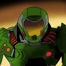 Doomguy and Isabelle by Mr-Horror on Newgrounds