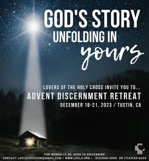 Advent Discernment Retreat | lhcla