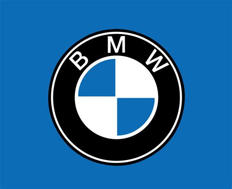 BMW Brand Logo Car Symbol Black And White Design Germany Automobile ...