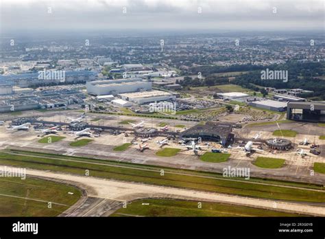 Airbus headquarters at Toulouse airport in France aerial view Stock Photo - Alamy