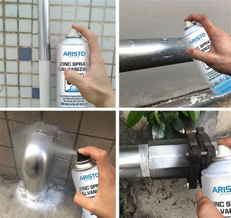 Cold Galvanizing Zinc Spray Paint / Zinc Rich Paint Protective Coating Spray 400ml