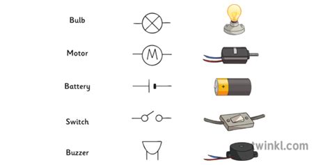 Circuit Components Illustration - Twinkl