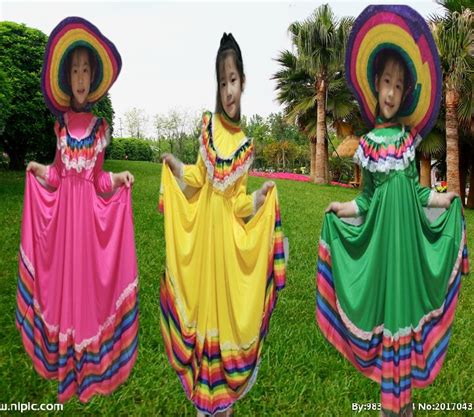 Traditional-Folk-Mexican-Dress-Girls-Halloween-Costume-Kids-Mexico ...