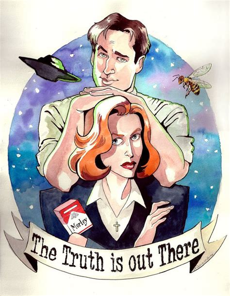 The Truth is Out There by Ryla-Sehn | Fan art, X files, Mulder scully