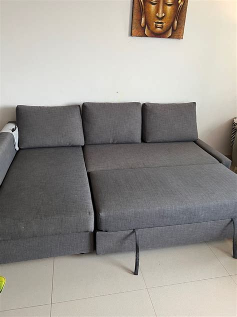 Friheten sofa bed, Furniture & Home Living, Furniture, Sofas on Carousell