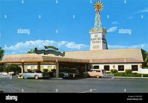 El Rancho Vegas Hotel, Las Vegas, Nevada, USA, 1956. Artist: Unknown Stock Photo - Alamy