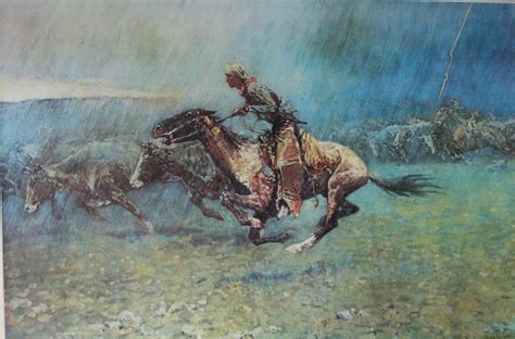 The Stampede (1908) by Frederic Remington – Artchive