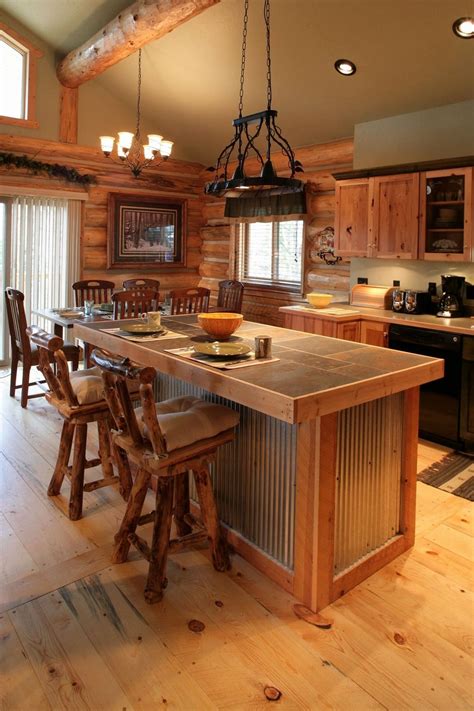 Warm Cozy Rustic Kitchen Designs For Your Cabin03 – BESTHOMISH