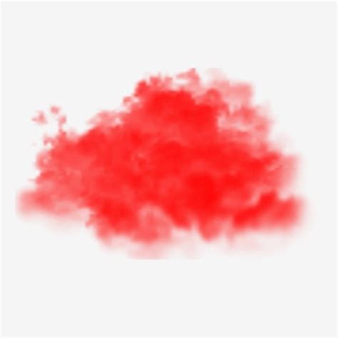 Beautiful Clouds PNG Image, Beautiful Red Cloud Watercolor, Cartoon ...