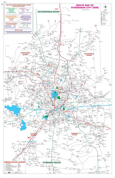 City Map of Hyderabad • Mapsof.net