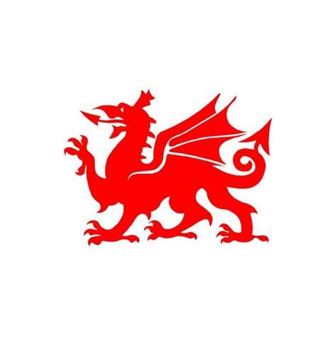 Wales Red Dragon Window Decal Sticker For Cars And Trucks | Custom Made In the USA | Fast Shipping