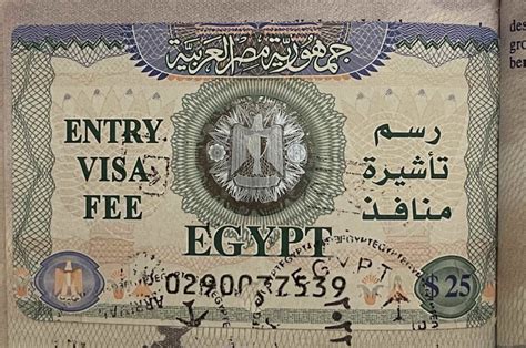 How To Obtain A Visa On Arrival In Egypt - Live and Let's Fly