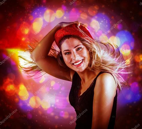 Happy dancing girl — Stock Photo © Anna_Om #35026371