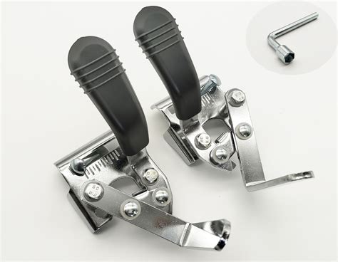 Amazon.com: Chrome Wheelchair Brakes, Wheel Locks, Side Mount Bolt-On Style for 7/8" Tubing ...