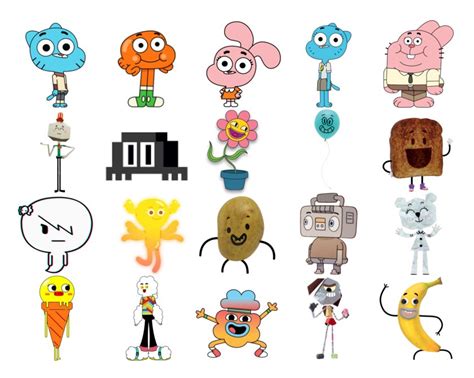 The Amazing World Of Gumball Characters Names