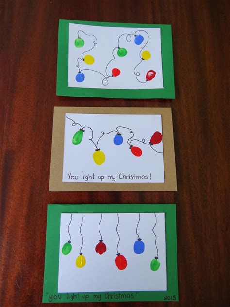 Fingerprint Christmas Cards – Be A Fun Mum