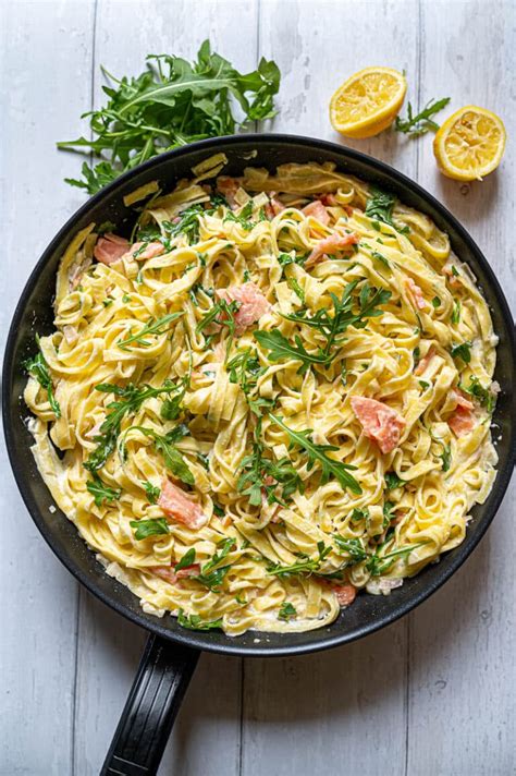 Easy Smoked Salmon Tagliatelle – Skinny Spatula