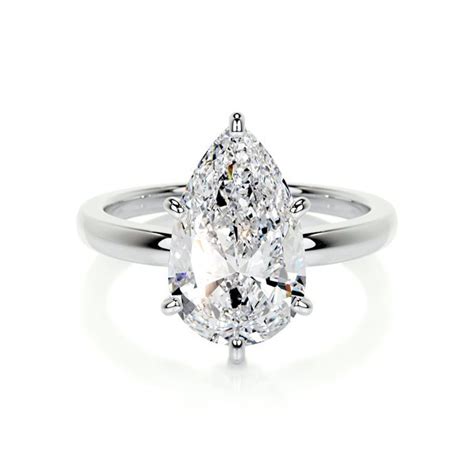 GR000002 Solitaire Lab Grown Diamond Ring - AuGain Gem