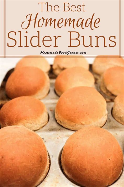 Big and fluffy Slider Buns Recipe | Homemade Food Junkie