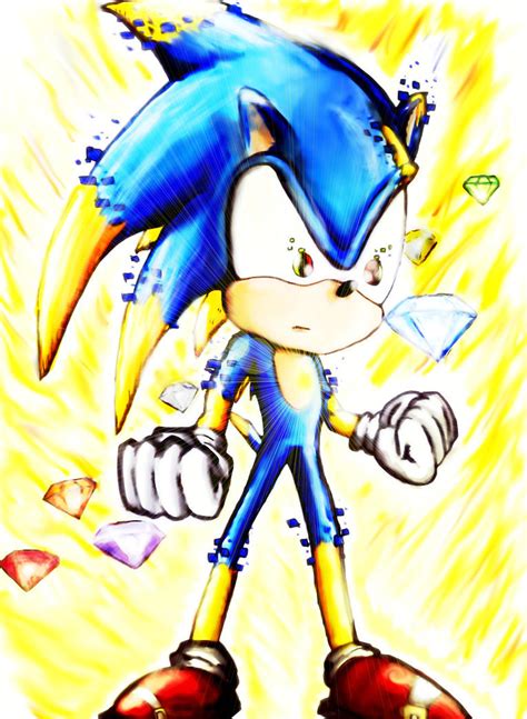 Super Sonic Transformation by Fragraham on deviantART